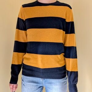 Old Navy Striped Crewneck Rugby Sweater / Medium